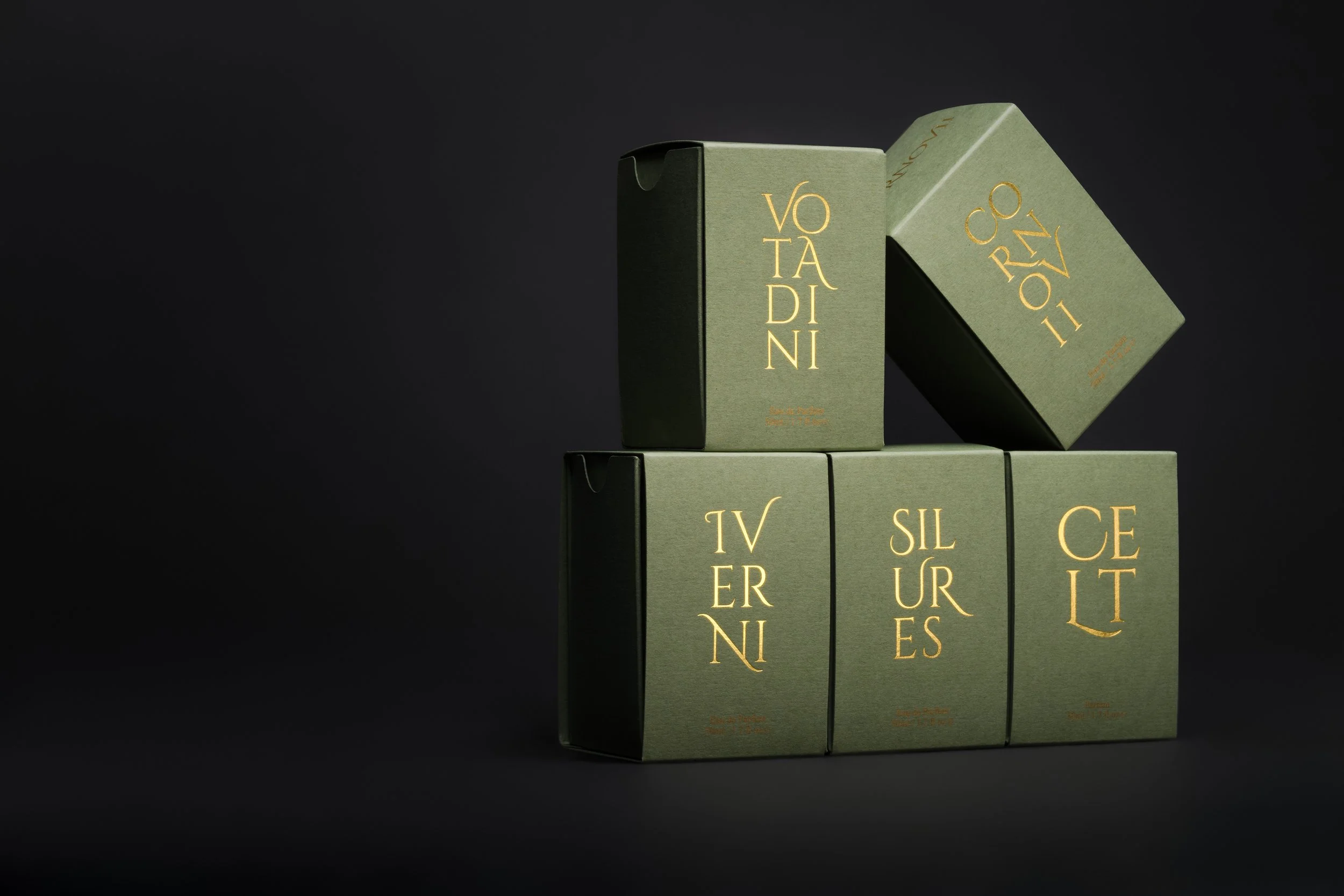 Wales Perfumery, products photograph